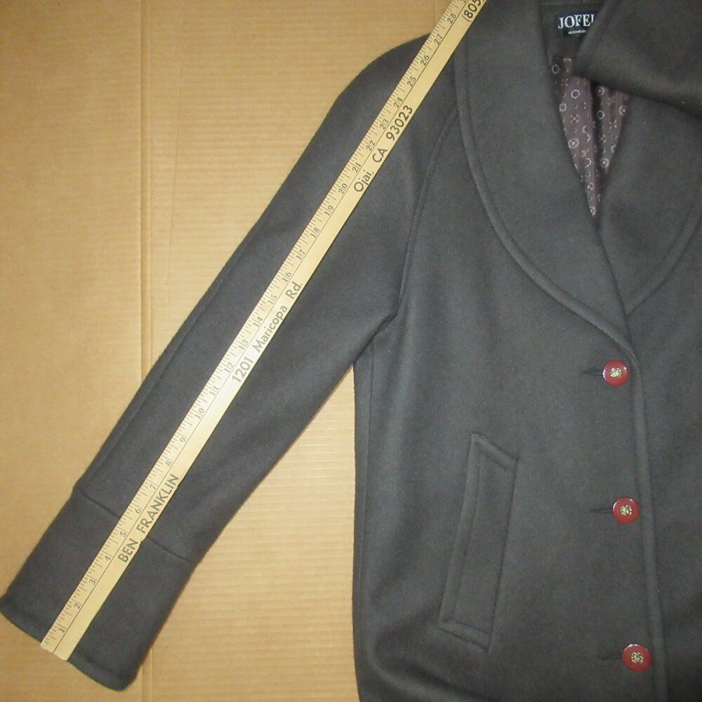Vintage Jofeld by Forstmann Wool Blend Coat with Matching Scarf | Size 6 - Picture 11 of 16